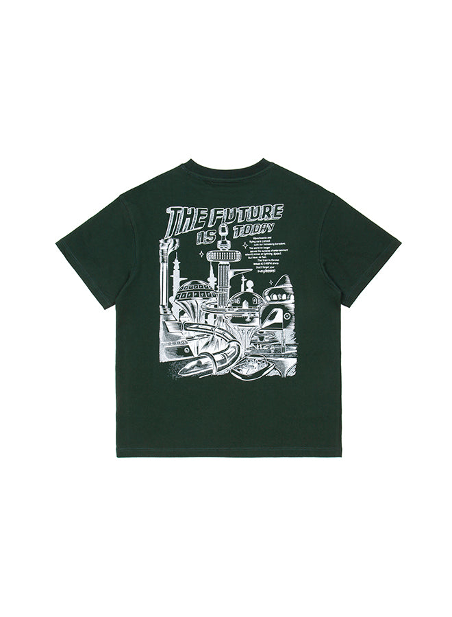 The Future Is Today T-shirt - GREEN