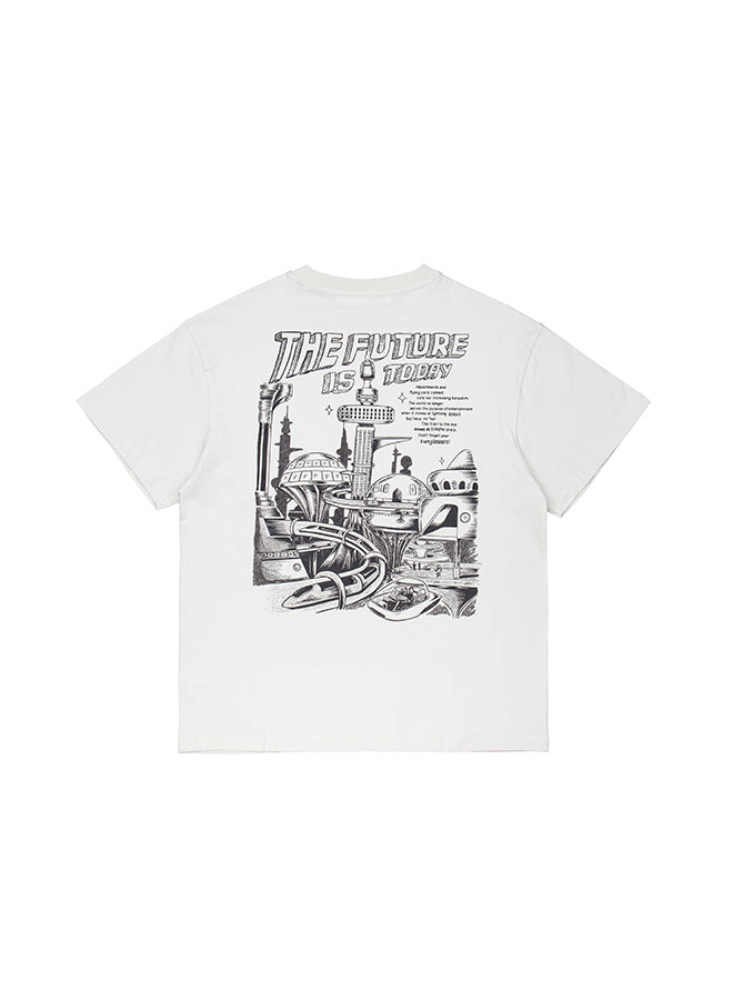 The Future Is Today T-shirt - WHITE